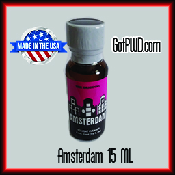 1 Bottle of Amsterdam Cleaning Solvent 15 ML - Click Image to Close