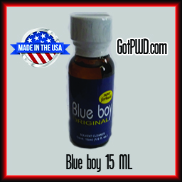 1 Bottle of Blue boy Cleaning Solvent 15 ML - Click Image to Close