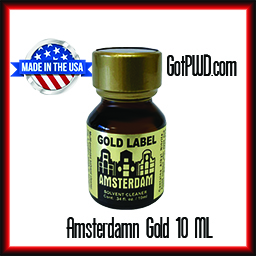 1 Bottle of Amsterdam Gold Cleaning Solvent 10ML - Click Image to Close