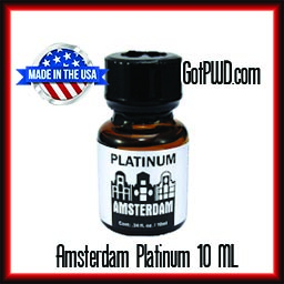 1 Bottle of Amsterdam Platinum Cleaning Solvent 10ML