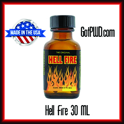 1 Bottle of Hell Fire Gold Cleaning Solvent 30ML - Click Image to Close