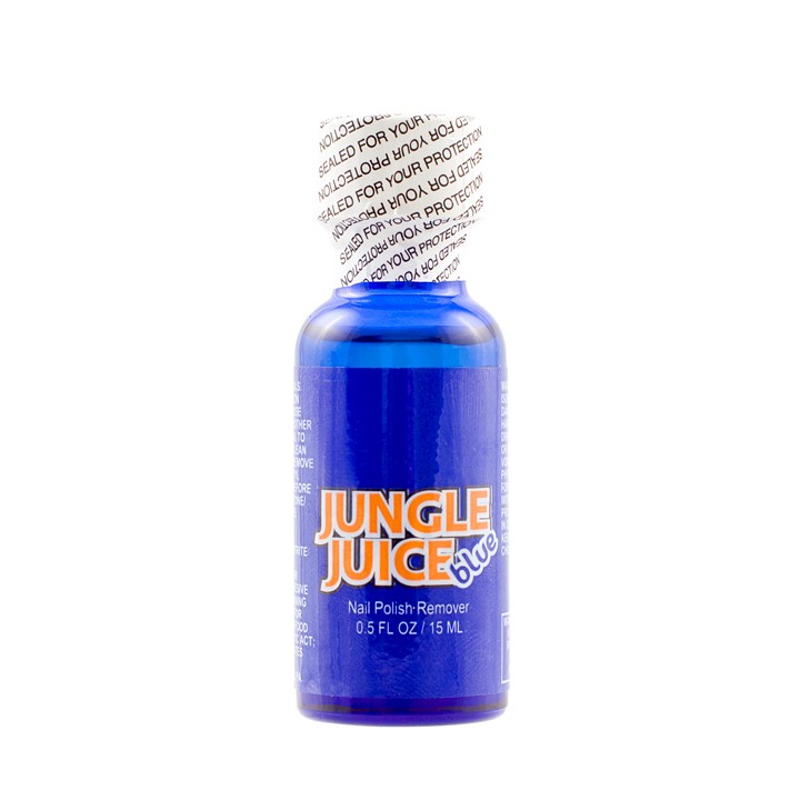 3 Pack of Jungle Juice Blue Nail Polish Remover - 15ML